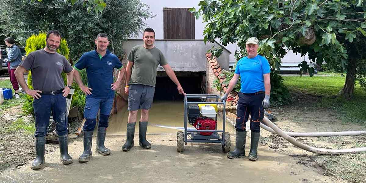 Melinda con il cuore, e non solo, in Romagna